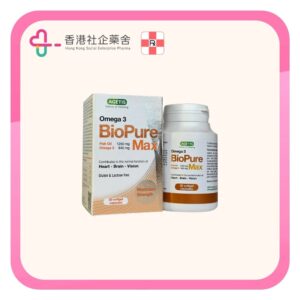 BioPure Max Omega-3 Softgel Capsules 高濃度魚油丸 30粒