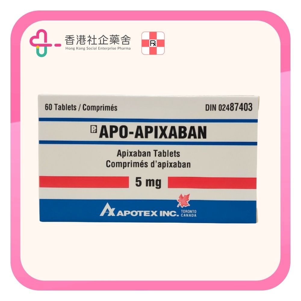 Apixaban Apo tablet 5mg 60BP