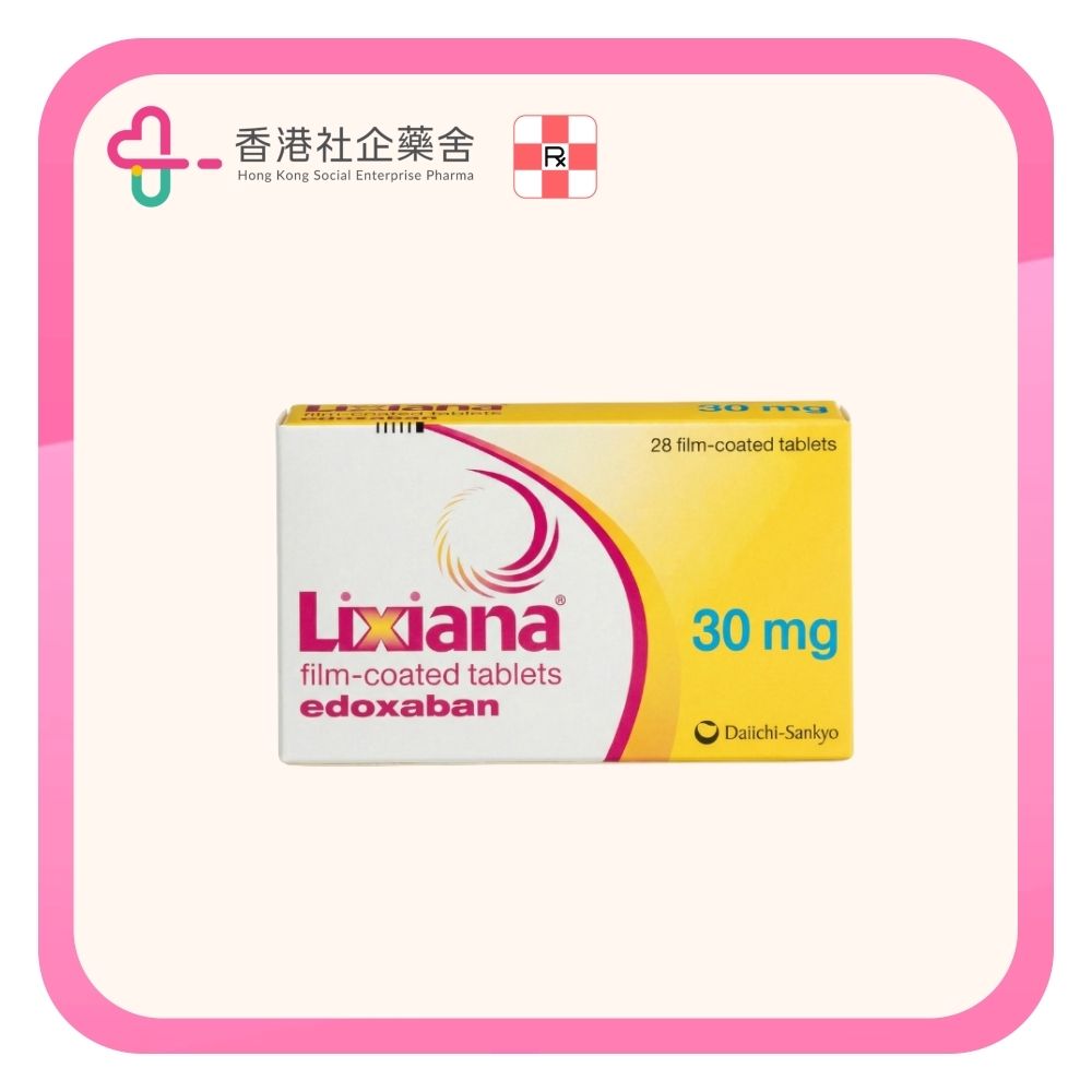 Lixiana tablets 30mg 28BP
