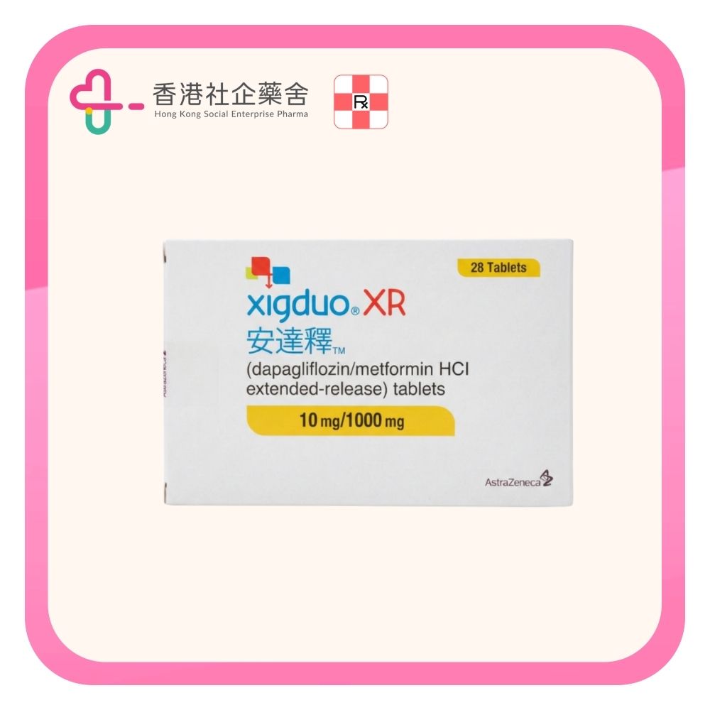 Xigduo XR tablet 10mg/1000mg 28BP