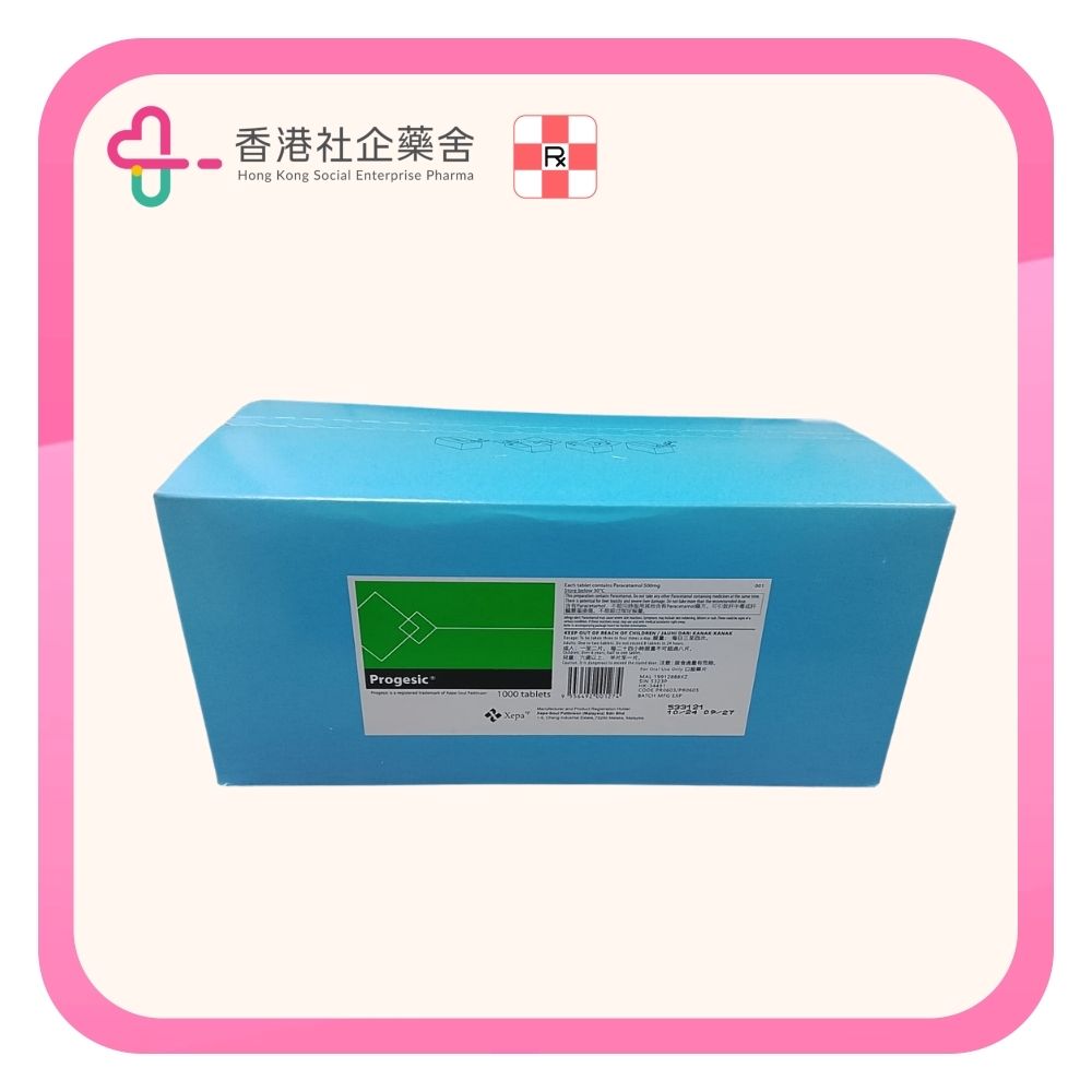 Progesic tablet 500mg 1000BP